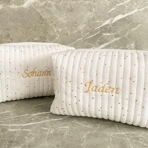 Trousse de toilette personnalisée, trousse voyage,cadeau naissance, cadeau anniversaire, cadeau mariage, cadeau parrain marraine, baptême