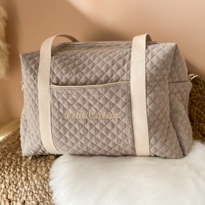 Diaper bag, travel bag, nanny bag, personalized diaper bag, personalized travel bag, weekend bag, vacation bag image 1