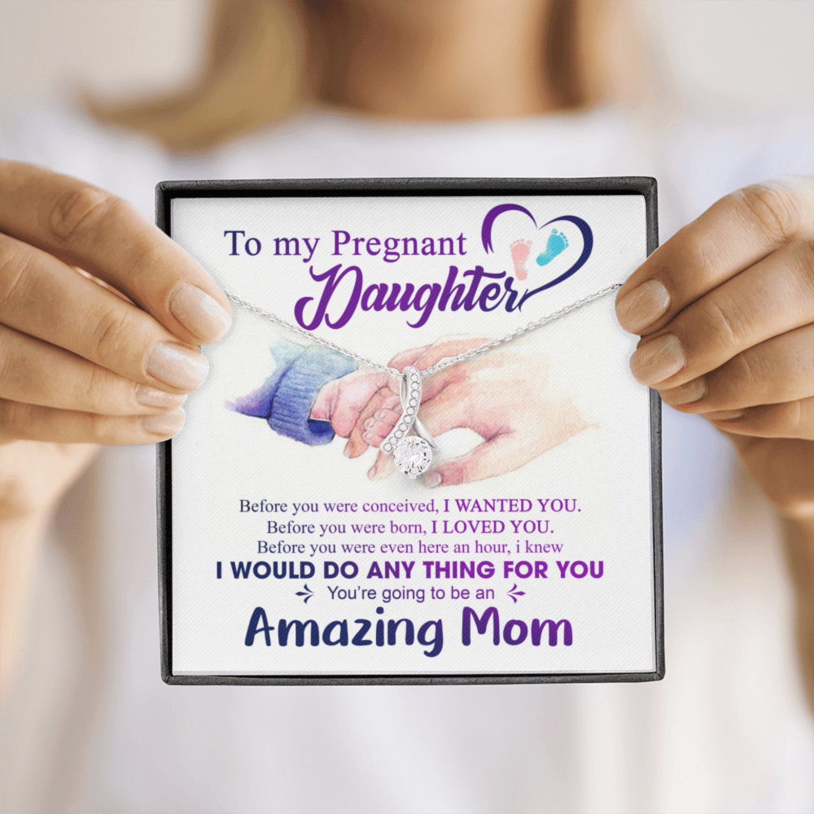 Pregnancy Gift for Daughter Pregnant Daughter Gift from Mom Etsy