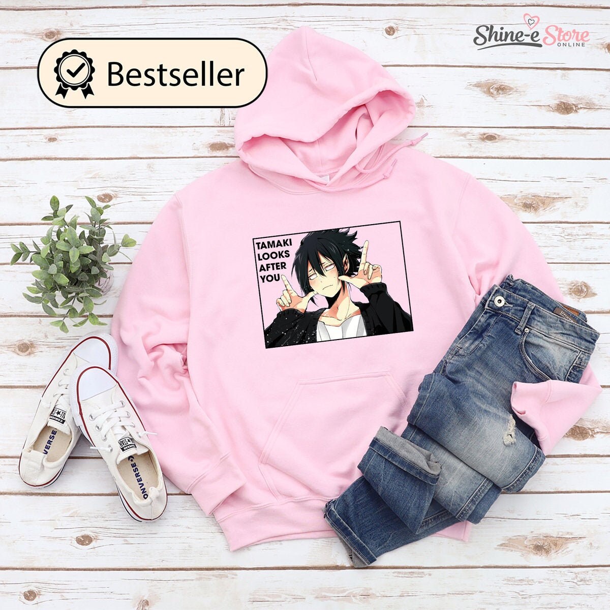 TAMAKI Unisex Hoodie Cute Tamaki Amajiki Look After You | Etsy
