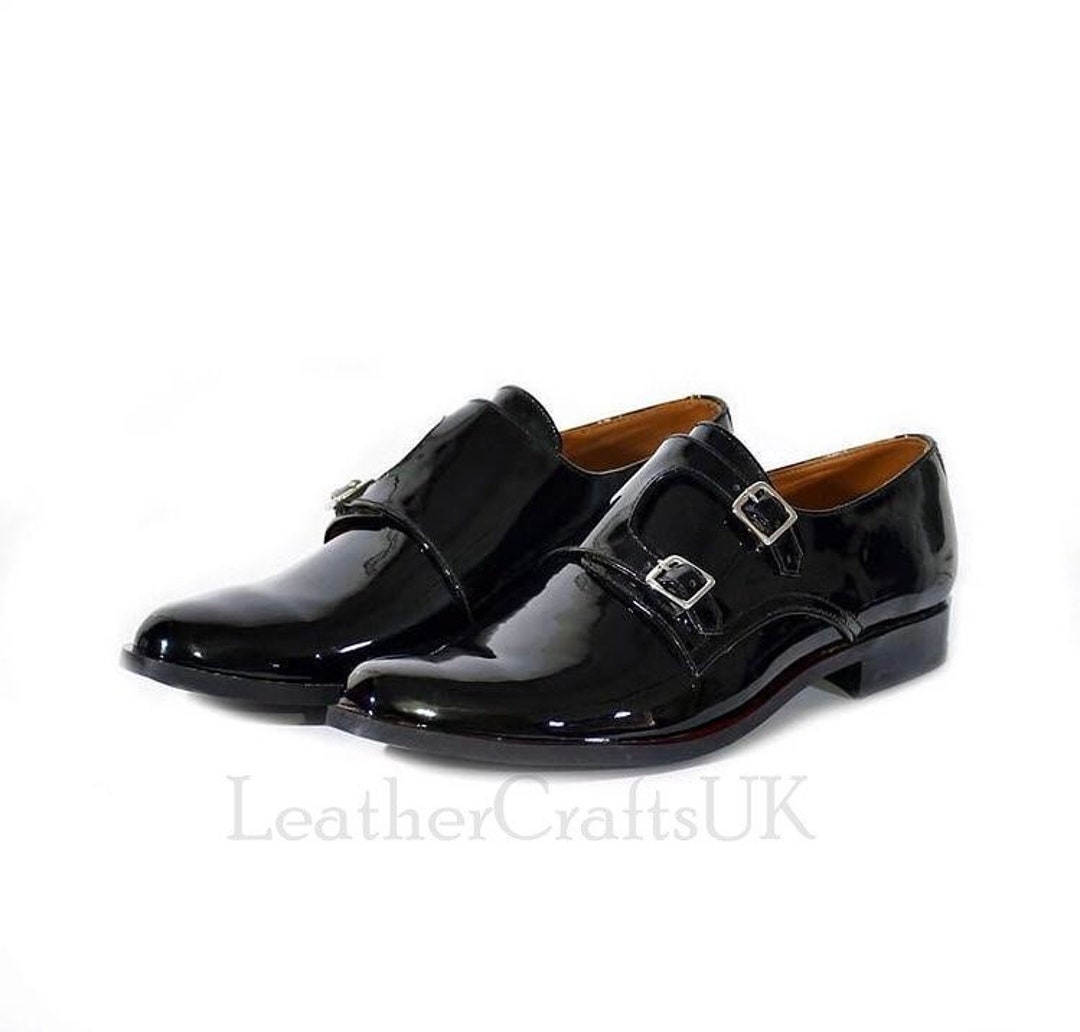 Burberry Double Buckle Leather Monk Strap Shoes in Patent Leather size Men\'s 40 Burberry | Shoes | Burberry Double Buckle Leather Monk Strap  main image 2