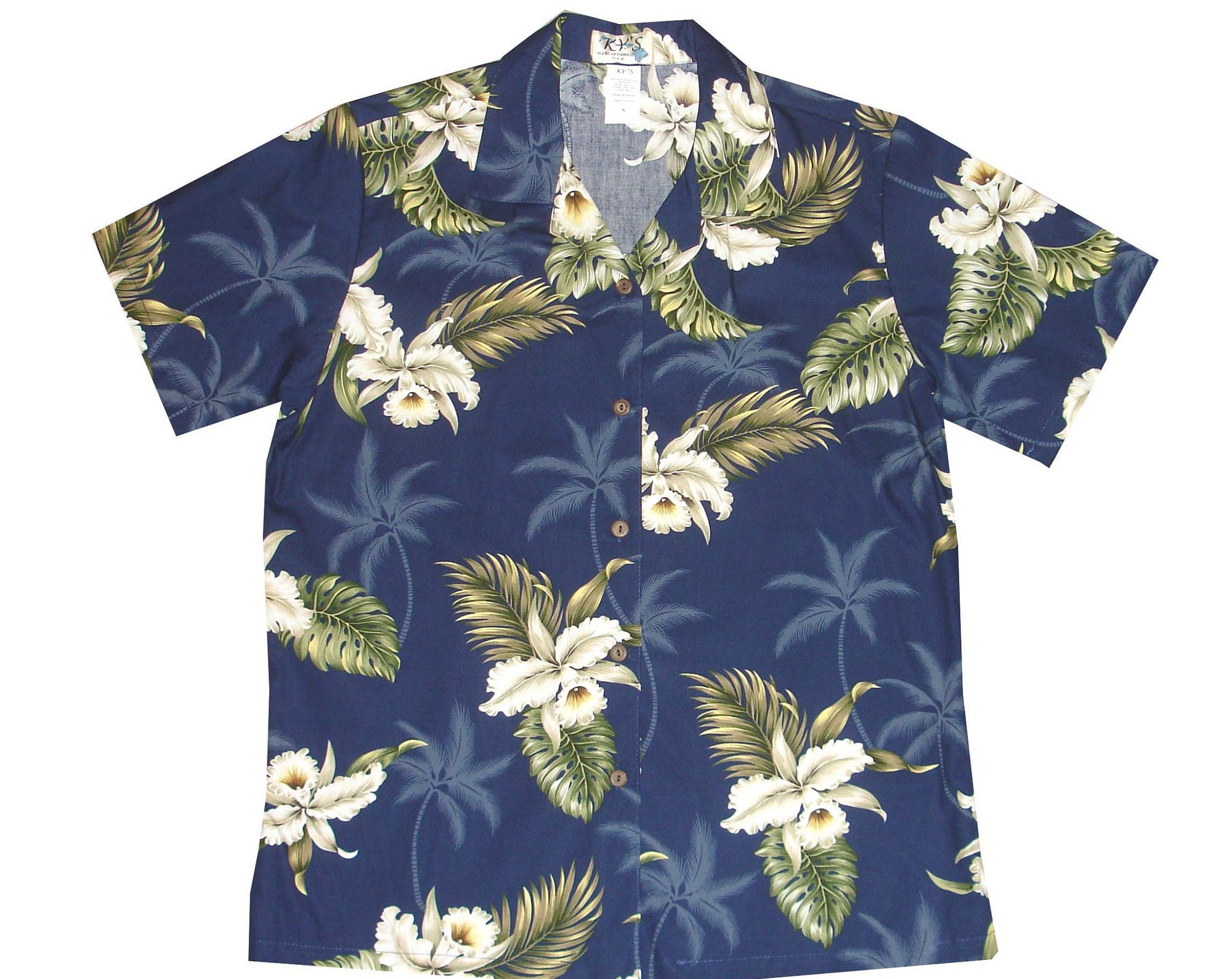 Discover White Orchid Women's Hawaiian Shirt Made In Hawaii