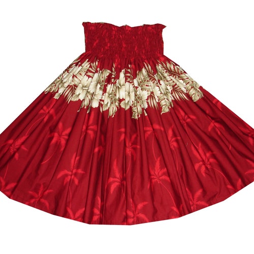 Hula Skirt 100 Cotton Made in Hawaii U.S.A Women Pa'u Etsy