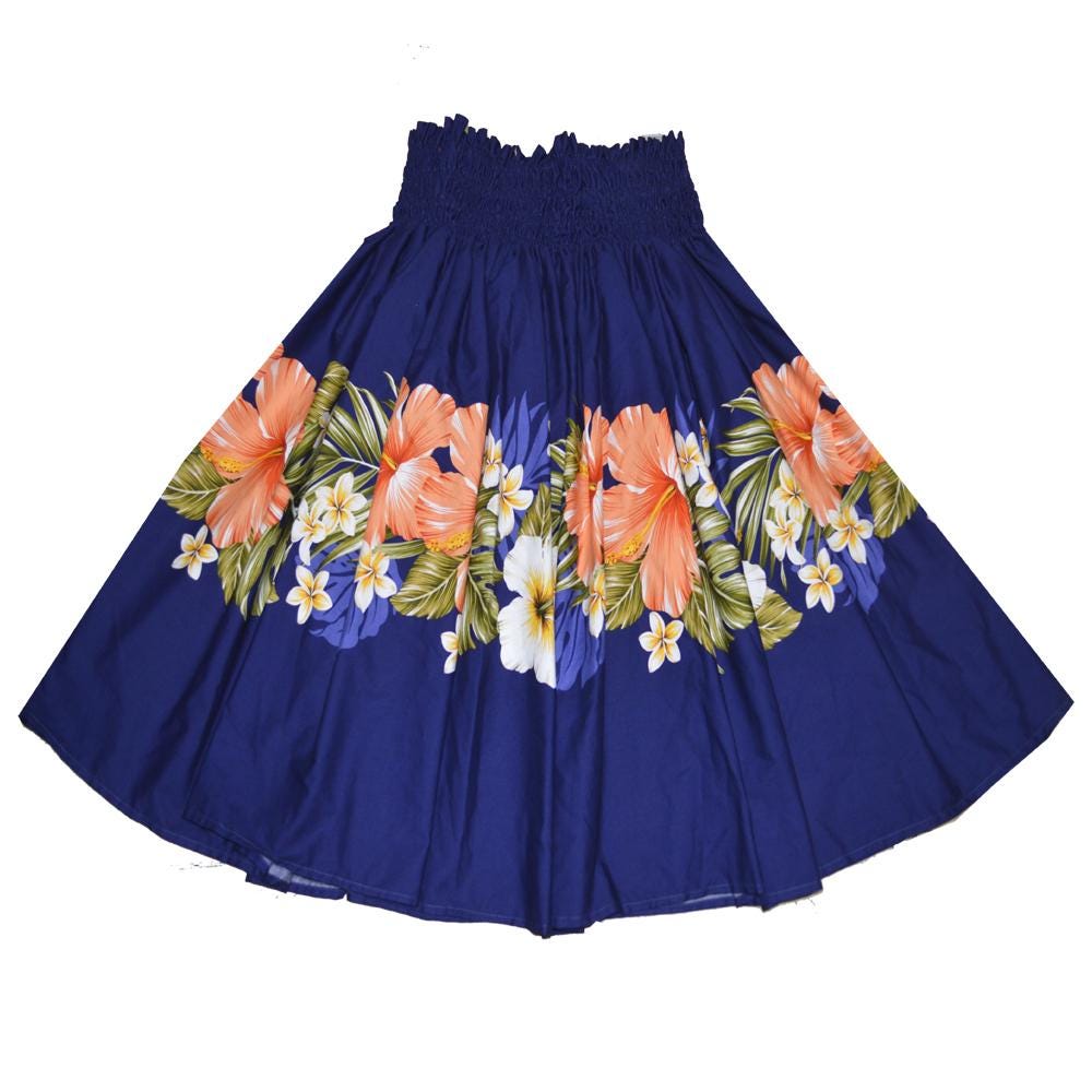 ビキニ AGNEL Love Hawaii Skirt Navy Navy Hybrid Skirt – Nani Swimwear