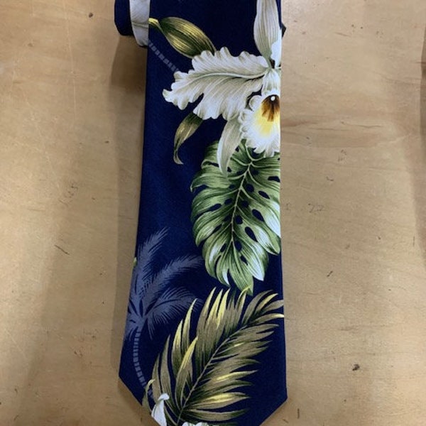hawaiian skinny tie