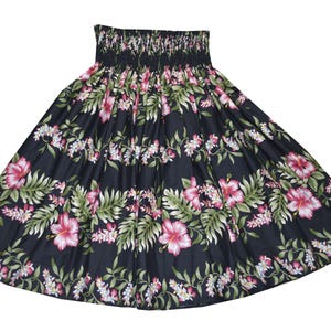 Aloha Hula Skirt | Floral Paradise Traditional Hula Skirt Made in Hawaii, Perfect for Hula Dance Performances and Gifts