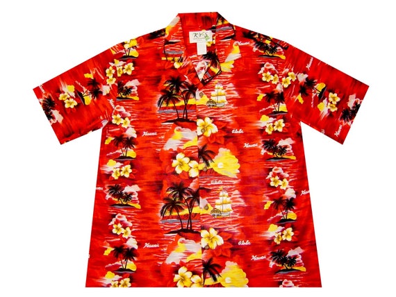 Hawaii Sunset Hawaiian Shirt - Hawaiian Aloha Shi… - image 3