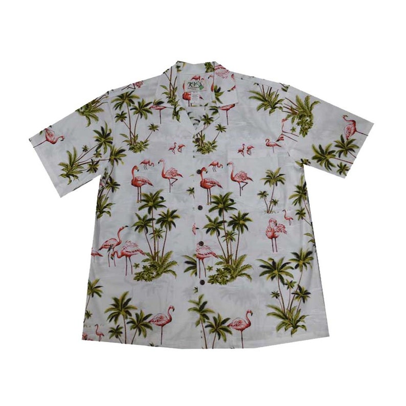 Pink Flamingo Hawaiian Shirts for Men Made in Hawaii U.S.A - Etsy