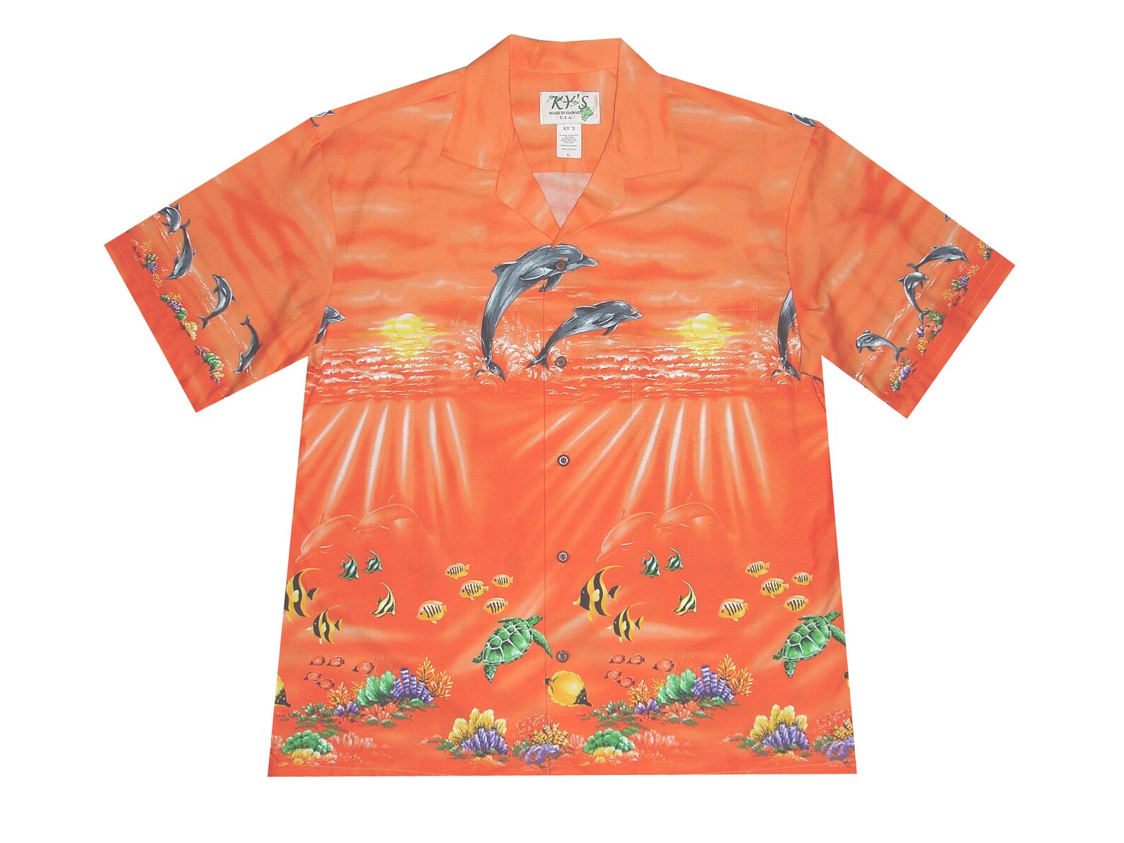 Hawaiian Shirts made in Hawaii U.S.A Under Sea Paradise Etsy
