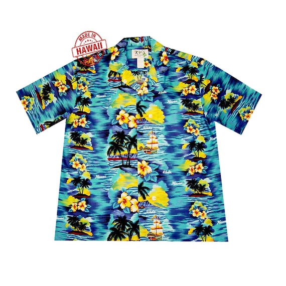 Hawaii Sunset Hawaiian Shirt - Hawaiian Aloha Shi… - image 1