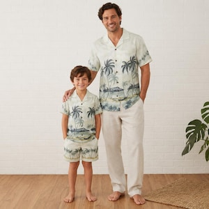matching dad and son dress shirts father and son matching dress shirts First Fathers Day Together First Bump Custom Name Father Son