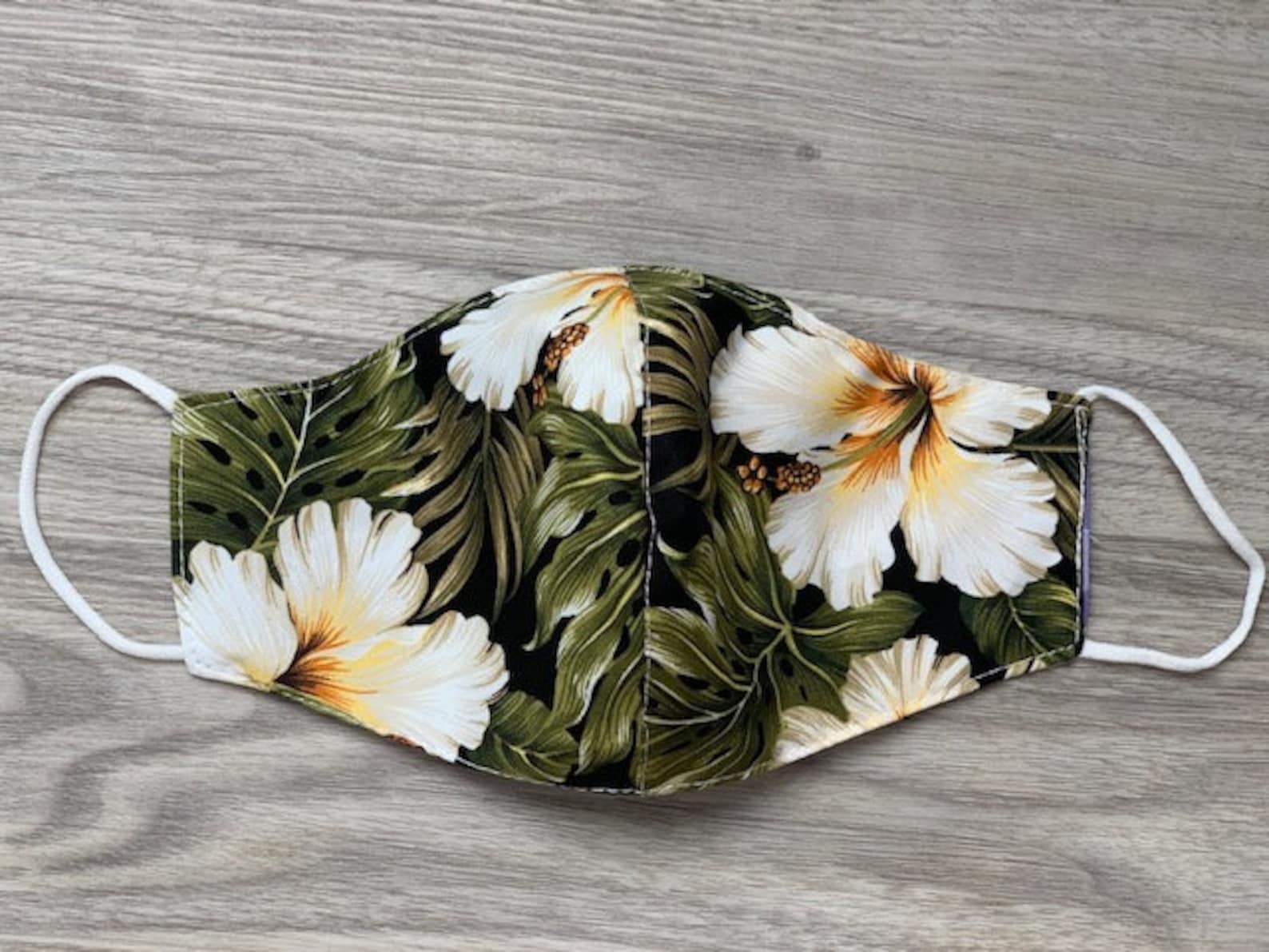 Hawaiian masks made in Hawaii Hawaiian High Quality Cotton Etsy