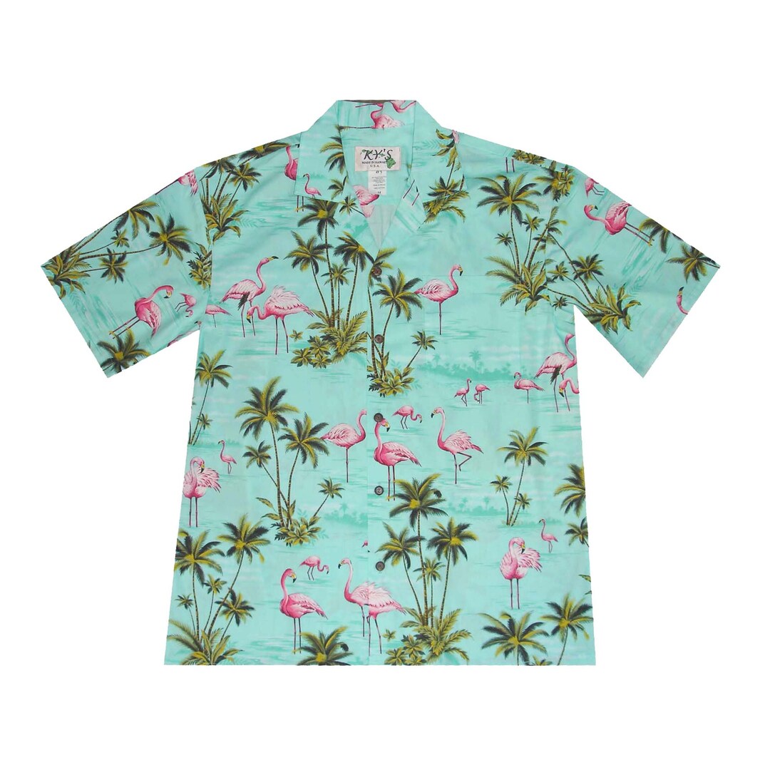 Flamingo Hawaiian Tropical Stripe Pattern Print Premium Backpack main image 1