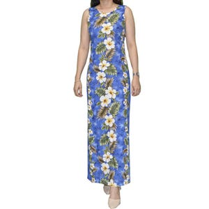 Hawaiian Tank Dress for Women – Hibiscus Print, Handmade in Hawaii | Sleeveless Island Style Beach Dress – Casual Chic for Vacation & Gifts