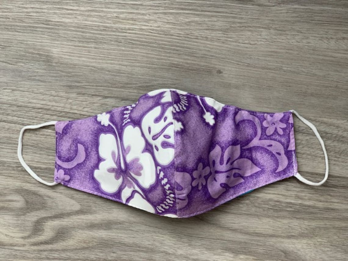 Hawaiian masks made in Hawaii Hawaiian High Quality Cotton Etsy
