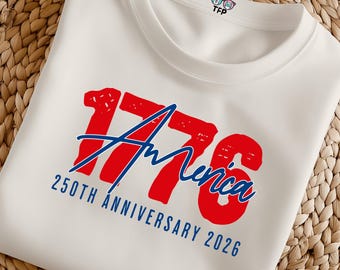 USA 250th Anniversary PNG file | July 4th Patriotic Design (Digital Download)