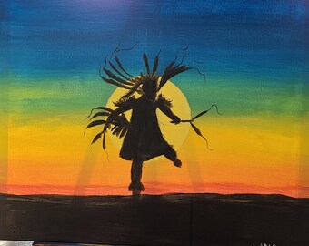 Native American Art Fancy Dancer Print - Etsy