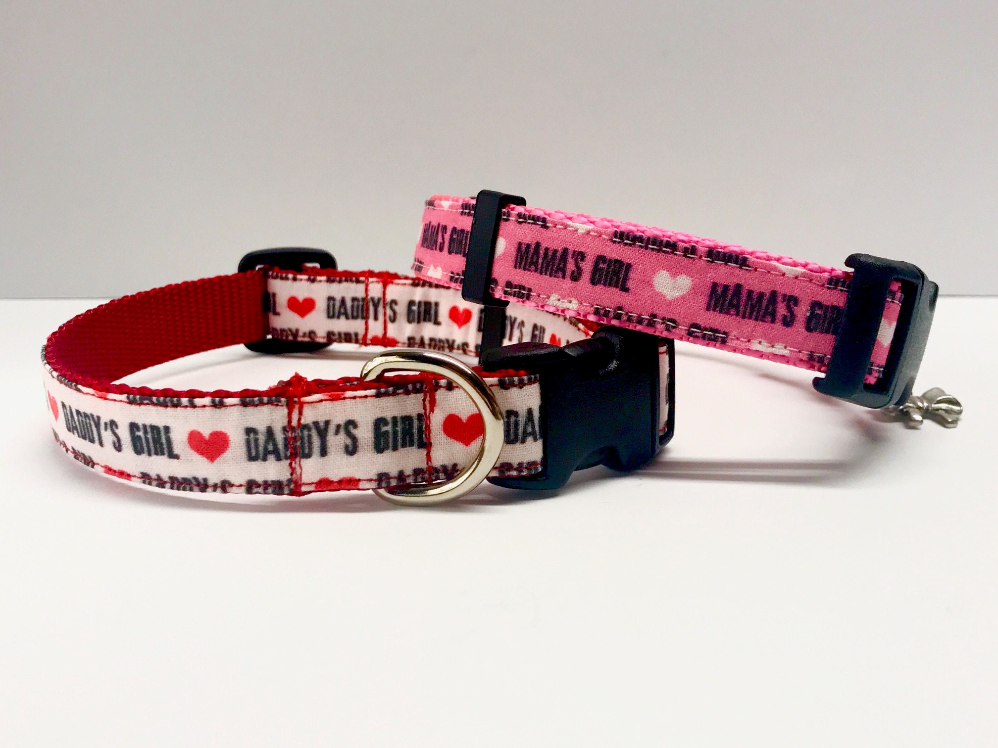 Daddy's Girl Dog Collar Mama's Girl Dog Collar Love Etsy