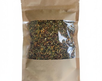 Organic St John's Wort Dried Herbal Tea Wild Harvested Hypericum Perforatum