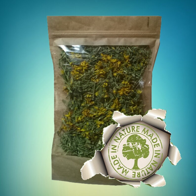 St John's Wort Organic Dried Herbal Tea 100 Natural Etsy