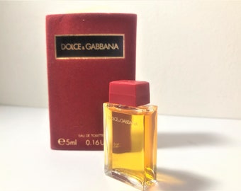 D&G Eau De Toilette Perfume Miniature 5 ml 0.17 fl.oz Vintage Fragrance For Woman Mini bottle
