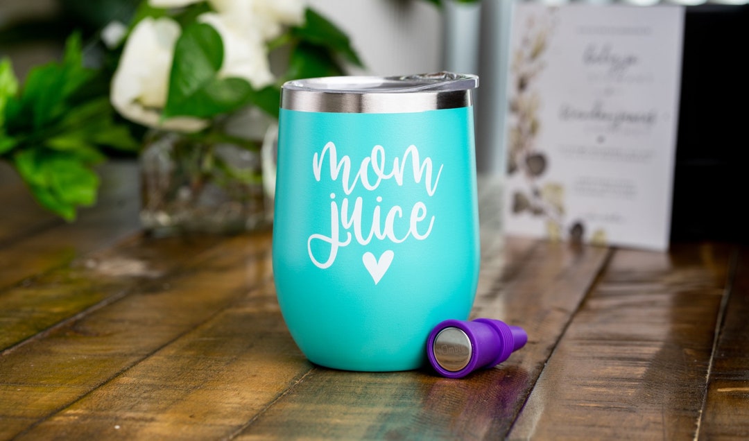 Mom Juice Tumbler 12 Oz Mom Tumbler Gifts for Mom Mom Etsy