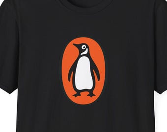 Retro Penguin Logo T-Shirt | Minimalist Penguin Graphic