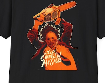 The Texas Chainsaw Massacre, Classic Retro Horror Movie T-shirt