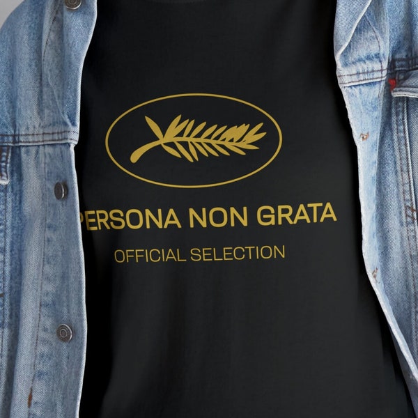 Persona Non Grata, Cannes, Lars Von Trier, T-shirt