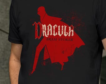 Bram Stoker's Dracula T-Shirt, Gothic Horror Movie Tee, Book Lover Gift