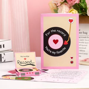 Biglietto d'auguri musicale per anniversario / Biglietto romantico "Ti amo" per marito, moglie, lui, lei / Regalo unico per coniuge, coppie, San Valentino
