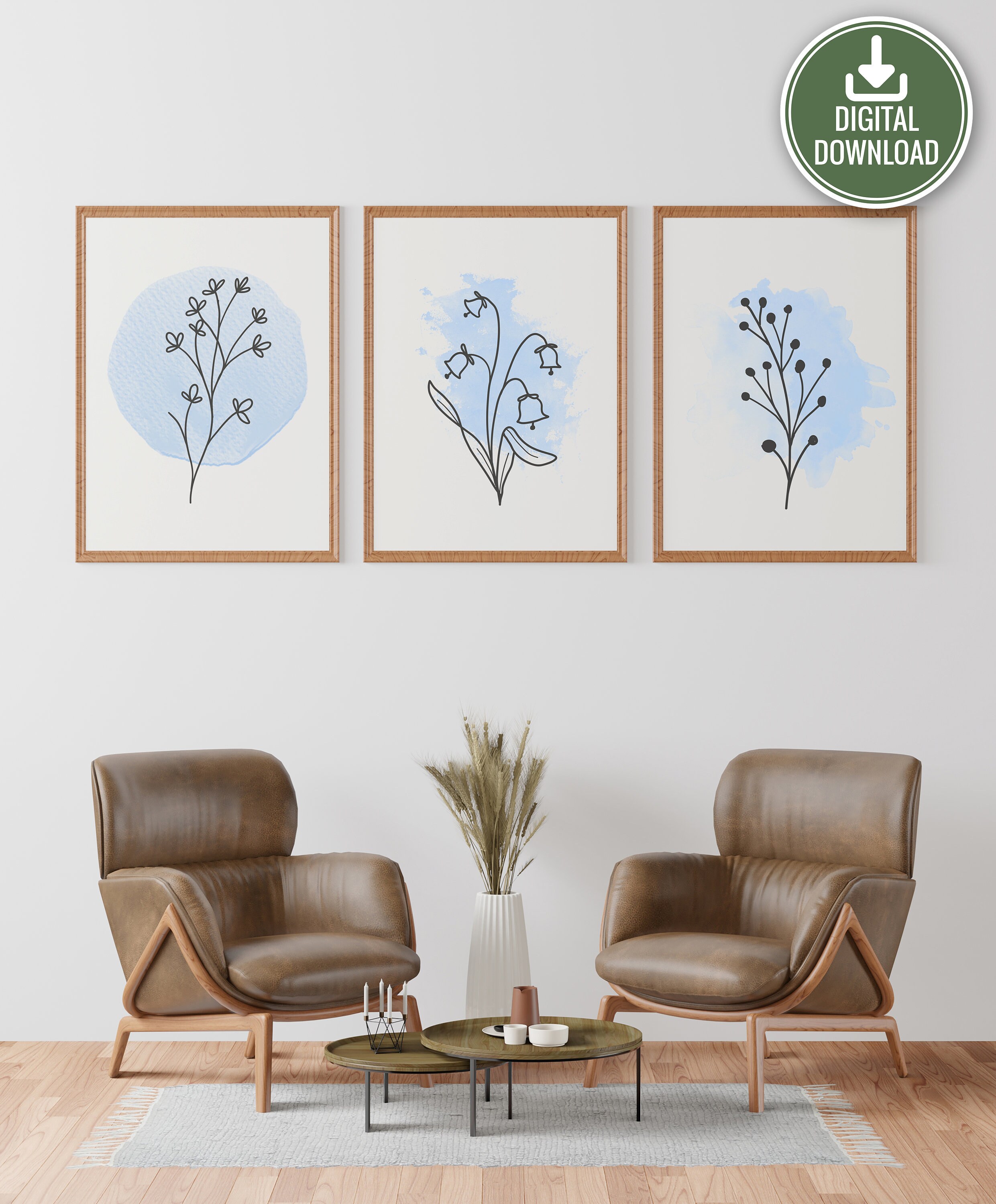 Watercolor Framing, Wall Decor, Floral Framing Etsy