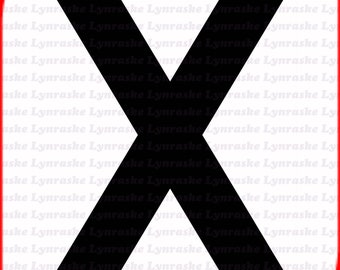 Download X Letter Svg Etsy