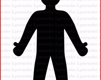Download Person Silhouette Etsy
