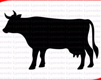 Download Cow Silhouette Svg Etsy