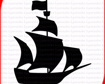 Download 3d Svg Pirate Ship Etsy