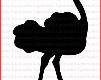 Download Ostrich Silhouette Etsy PSD Mockup Templates