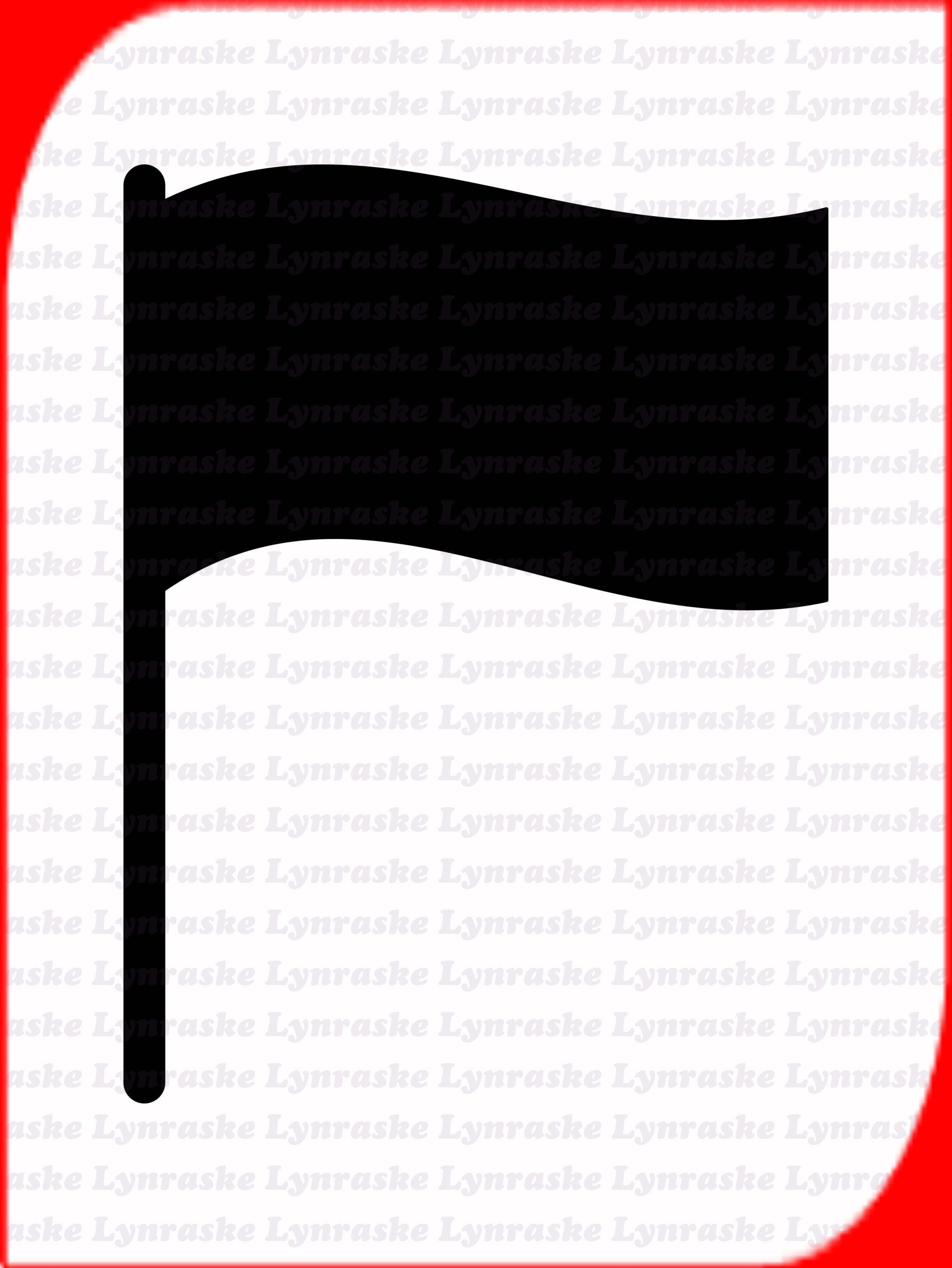 Flag Silhouette SVG, svg, dxf, Cricut, Silhouette Cut File, Instant Download