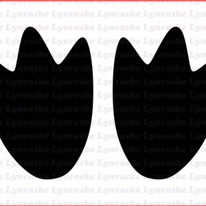 Pinguin Füße Silhouette SVG, svg, dxf, Cricut, Silhouette Cut File, Instant Download