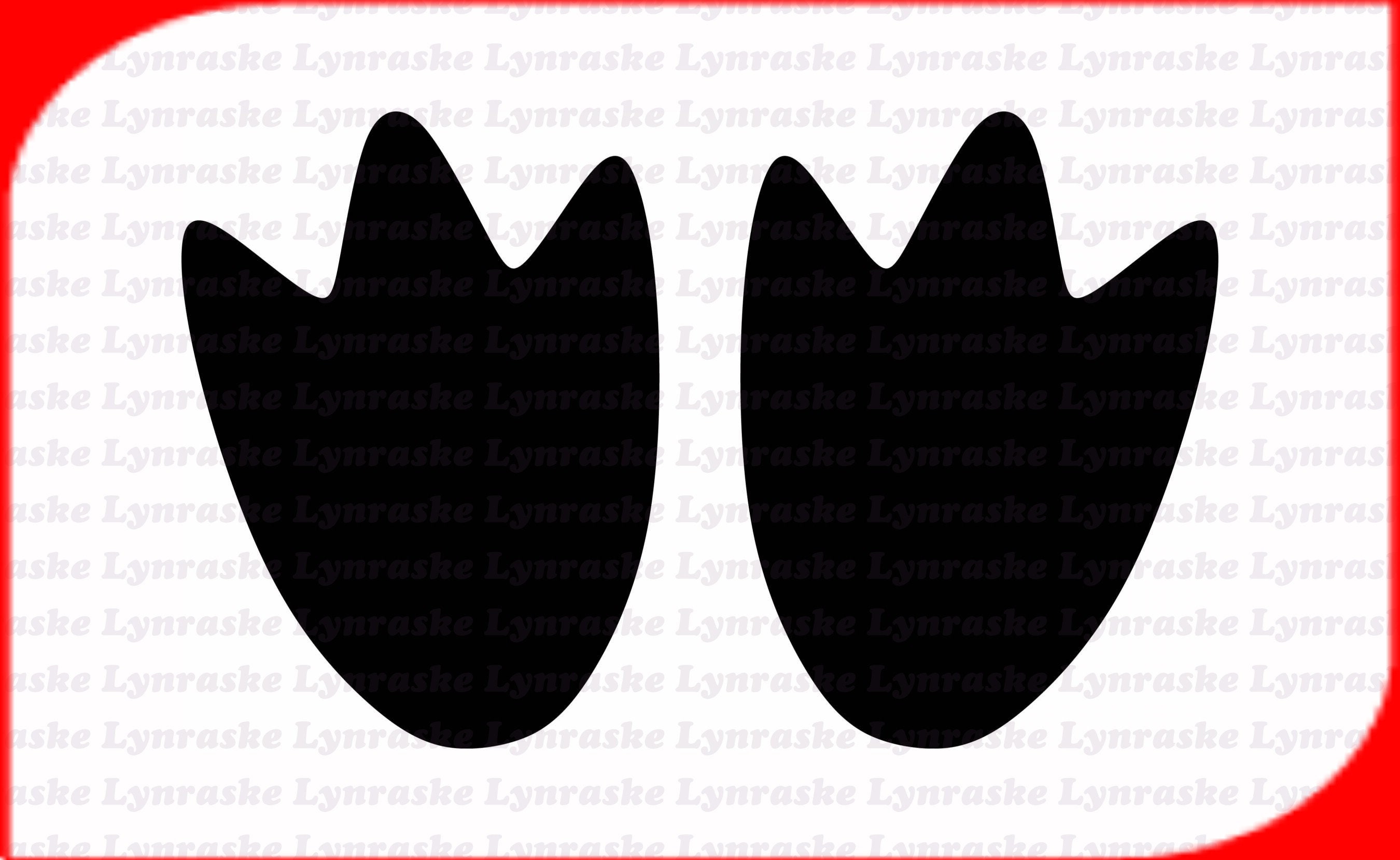 Penguin Feet Silhouette SVG, svg, dxf, Cricut, Silhouette Cut File, Instant Download
