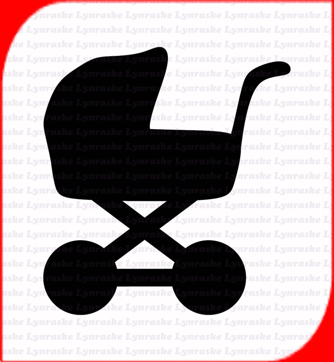 Baby Carriage Silhouette SVG, Svg, Dxf, Cricut, Silhouette Cut File