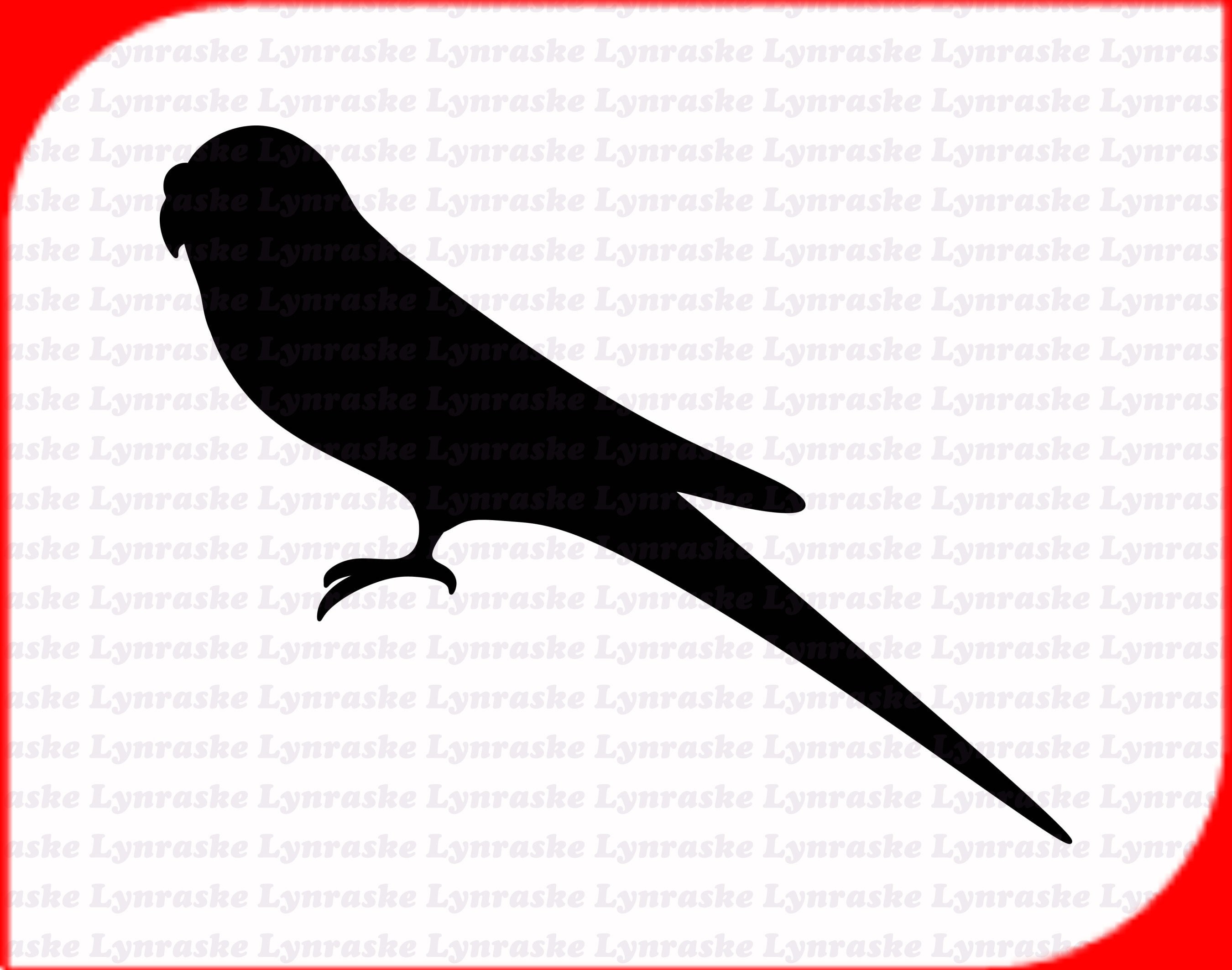 Parakeet Silhouette SVG Svg Dxf Cricut Silhouette Cut | Etsy