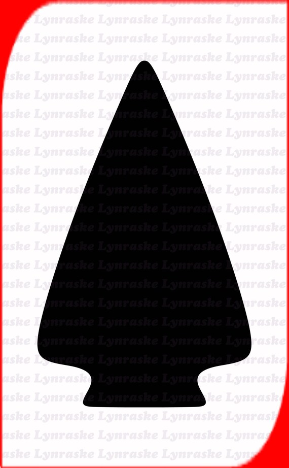 Arrowhead Silhouette SVG Svg Dxf Cricut Silhouette Cut | Etsy