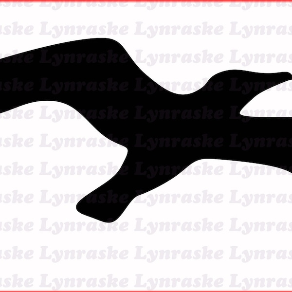 Seagull Silhouette SVG, svg, dxf, Cricut, Silhouette Cut File, Téléchargement instantané