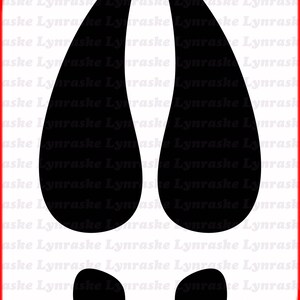 Hirsch Huf Druck Silhouette SVG, Svg, Dxf, Cricut, Silhouette geschnitten Datei, sofortiger Download