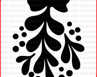 Mistletoe Svg | Etsy