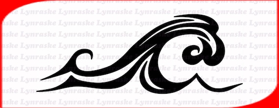 ★codegraphy★ Woman WAVE logo symbol sports rollback 2color Acrobatic Woman SVG File for Cricut, Silhouette, and Laser