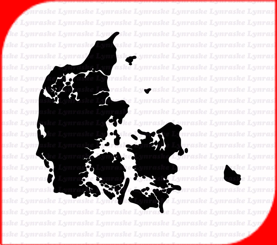 Denmark Silhouette SVG, Svg, Dxf, Cricut, Silhouette Cut File, Instant ...