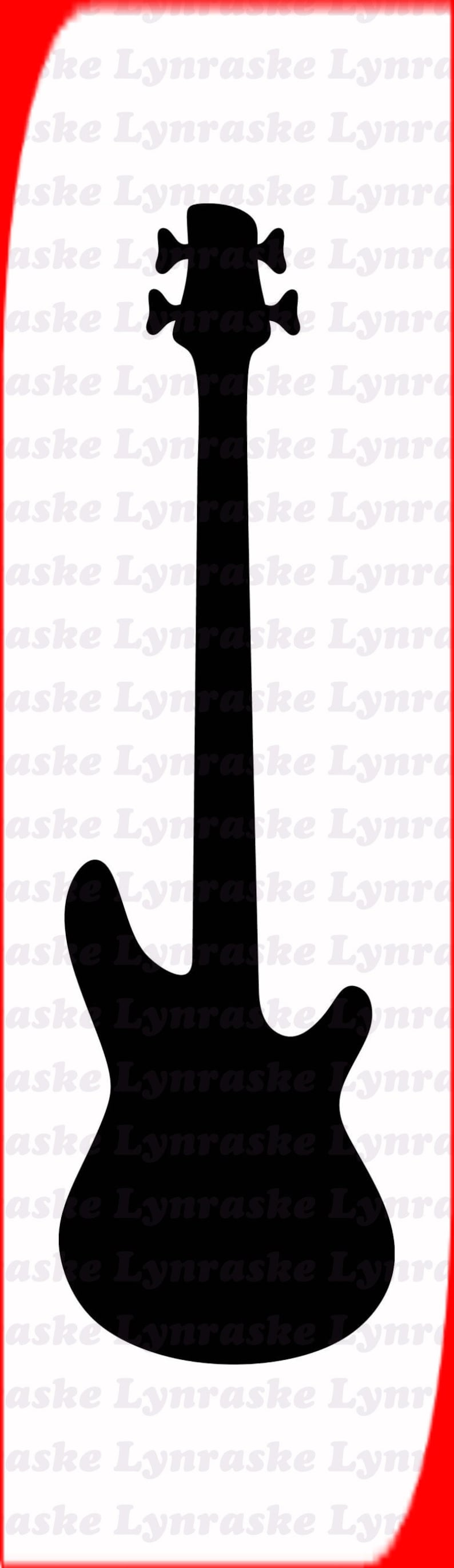 Free Free 243 Silhouette Bass Guitar Svg SVG PNG EPS DXF File