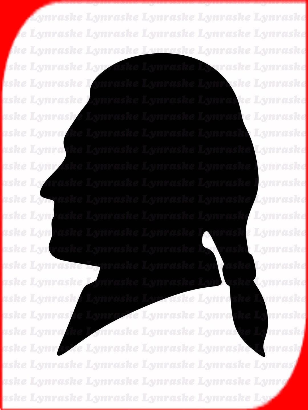 Thomas Jefferson Silhouette SVG, Svg, Dxf, Cricut, Silhouette Cut File
